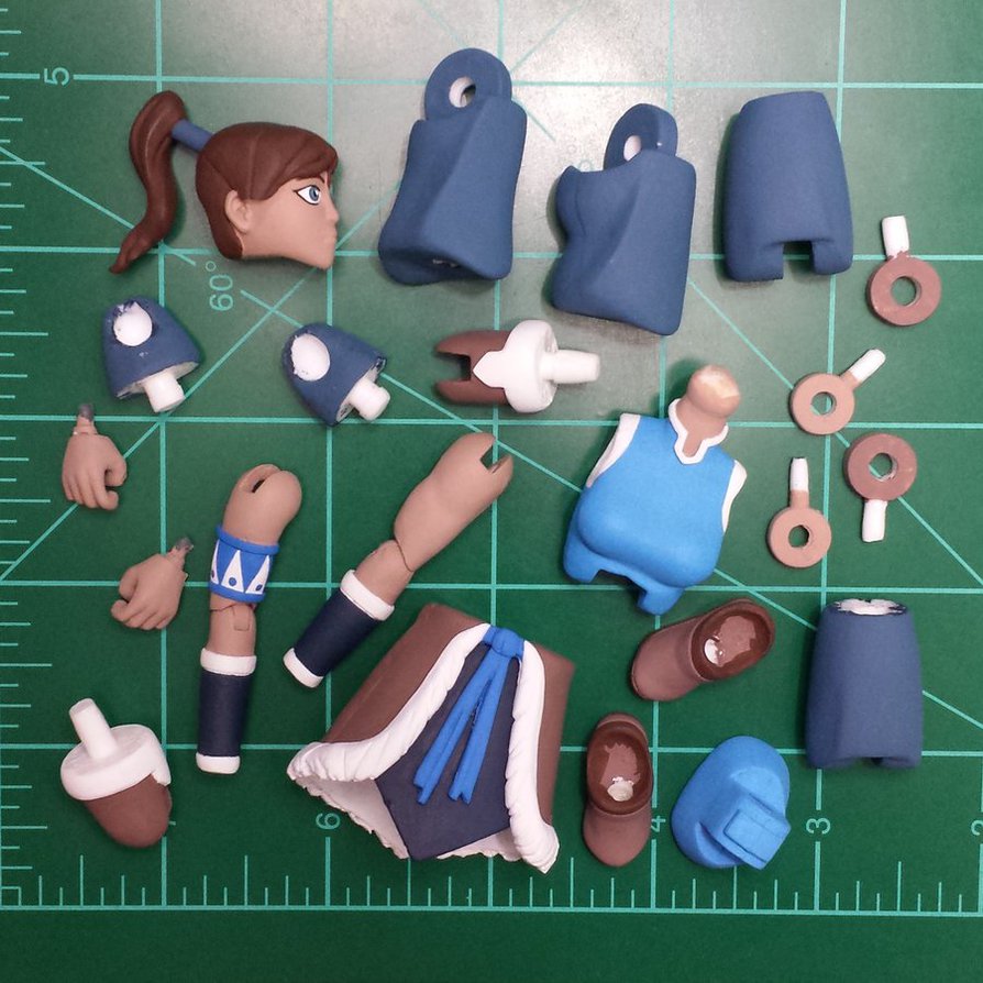 894x894 Korra Action Figure Wip 6 - Painting Action Figures