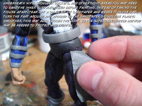 576x432 Reducing Joint Rub And Paint Wear - Painting Action Figures