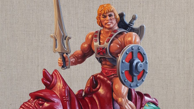 677x381 Time Lapse Video Of Joe Simpson Painting - Painting Action Figures