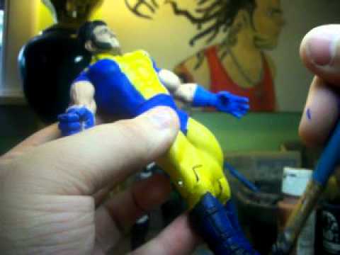 480x360 Dry Brushing Painting Tutorial For Custom Figures - Painting Action Figures