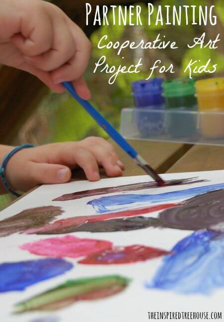 451x650 Art Activities For Kids Partner Painting - Painting Activities For Kids