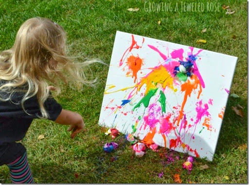 512x381 Egg Painting - Painting Activities For Kids