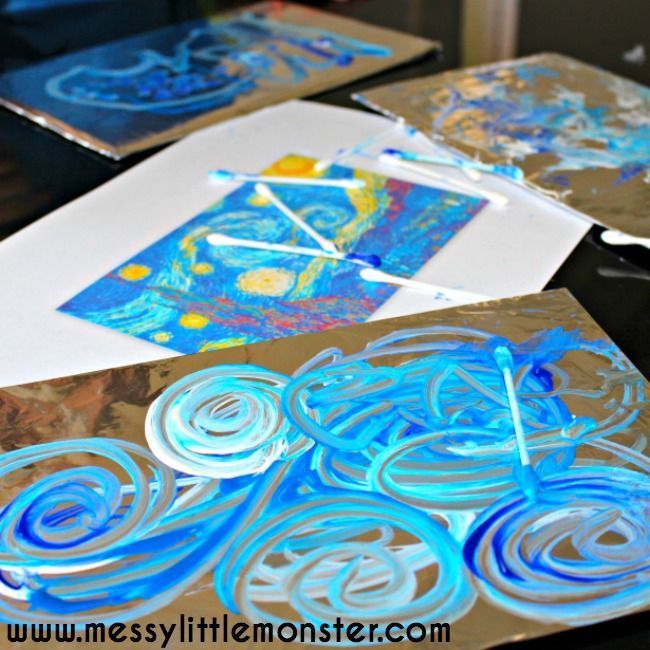 650x650 Painting On Foil - Painting Activities For Kids