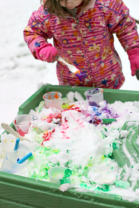 450x675 12 Ways To Paint Outside With Kids - Painting Activities For Kids