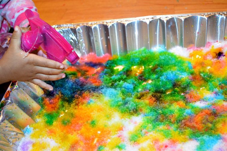 758x504 Snow Paint Fun Littles - Painting Activities For Kids