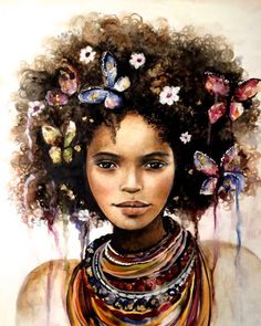 236x295 2326 Best African American Art Images On Black Artwork - Painting African American Hair