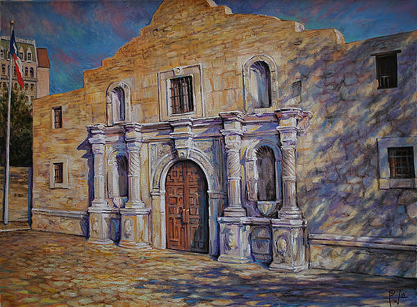 600x443 Alamo Painting By Henry David Potwin - Painting Alamo