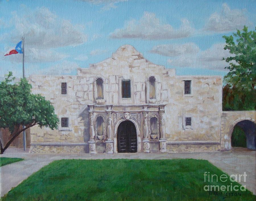 900x704 Still Standing Strong - Painting Alamo