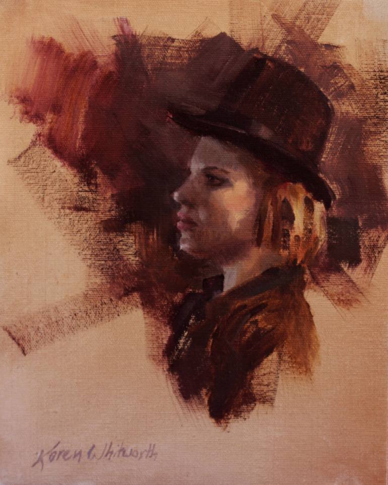 770x962 Saatchi Art Steampunk Olivia - Painting Alla Prima