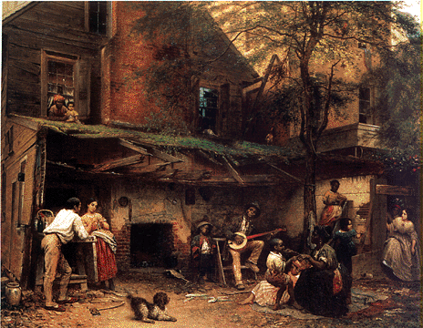 464x360 Eastman Johnson Painting - Painting America