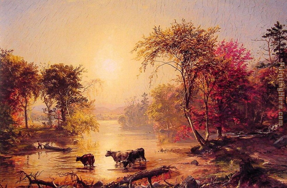 980x642 Jasper Francis Cropsey Autumn In America Painting Anysize 50% Off - Painting America
