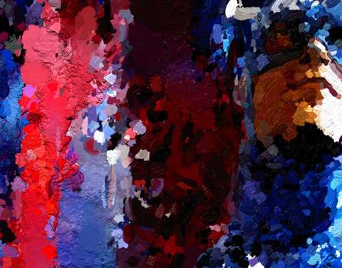 500x392 Captain America Painting Art Canvas Poster Print - Painting America