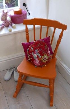 247x380 Paint A Rocking Chair With Rust Oleum Spray Paint Kiddie Corner - Painting An Old Rocking Chair