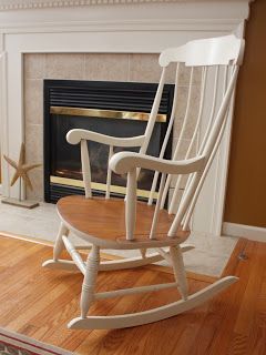 240x320 Vintage Rocking Chair Vintage Rock, General Finishes - Painting An Old Rocking Chair