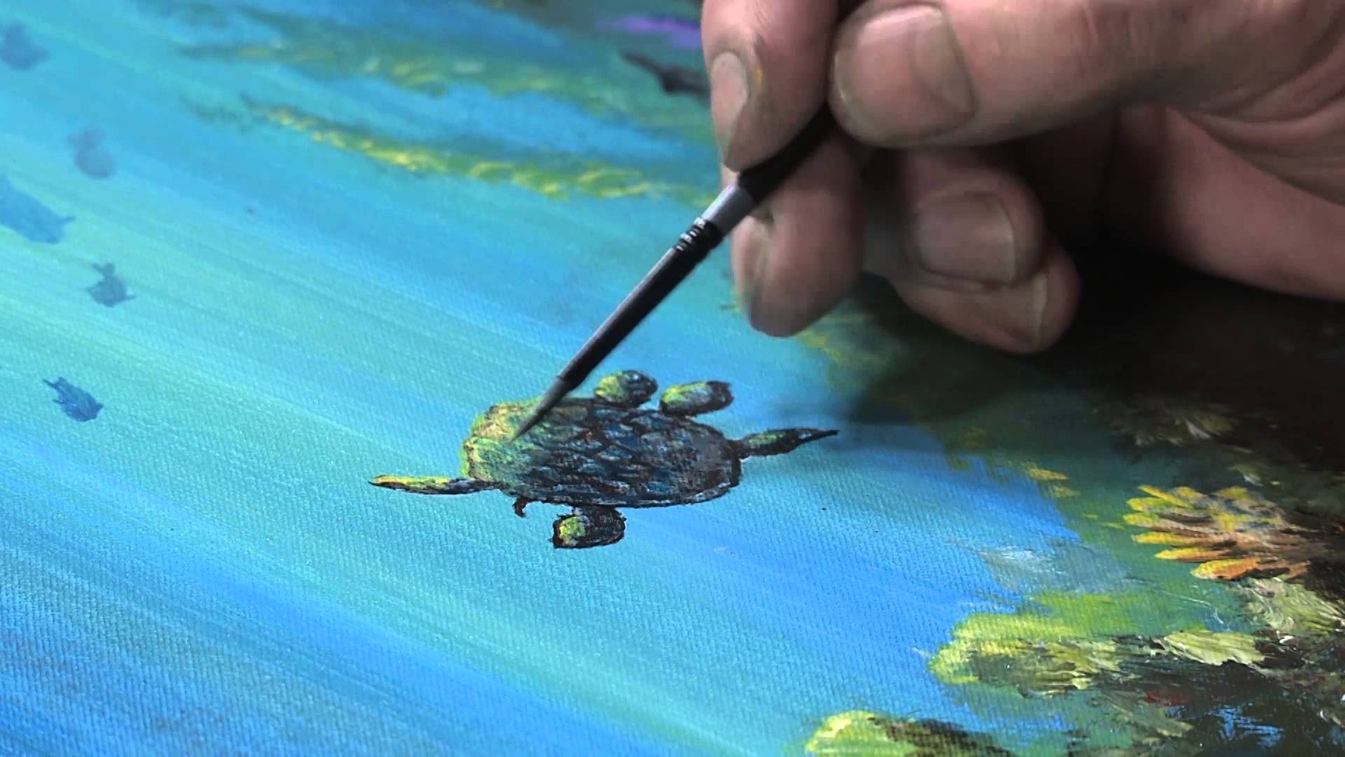 1920x1080 Underwater With Allen Montague - Painting An Underwater Scene