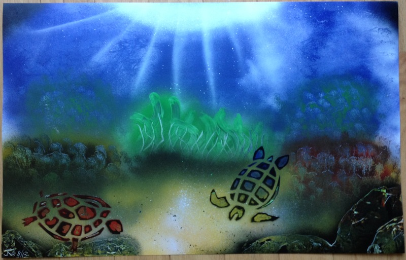 800x513 First Underwater Paintings - Painting An Underwater Scene