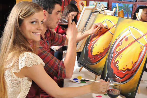 620x413 Sip Wine And Paint A Masterpiece - Painting And Drink Wine