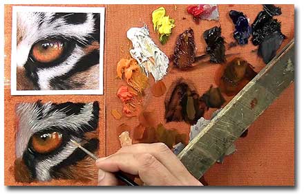 440x282 How To Paint Animal Eyes - Painting Animal Eyes