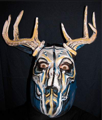 400x473 Halloween Skull Face Paint Ideas - Painting Animal Skulls