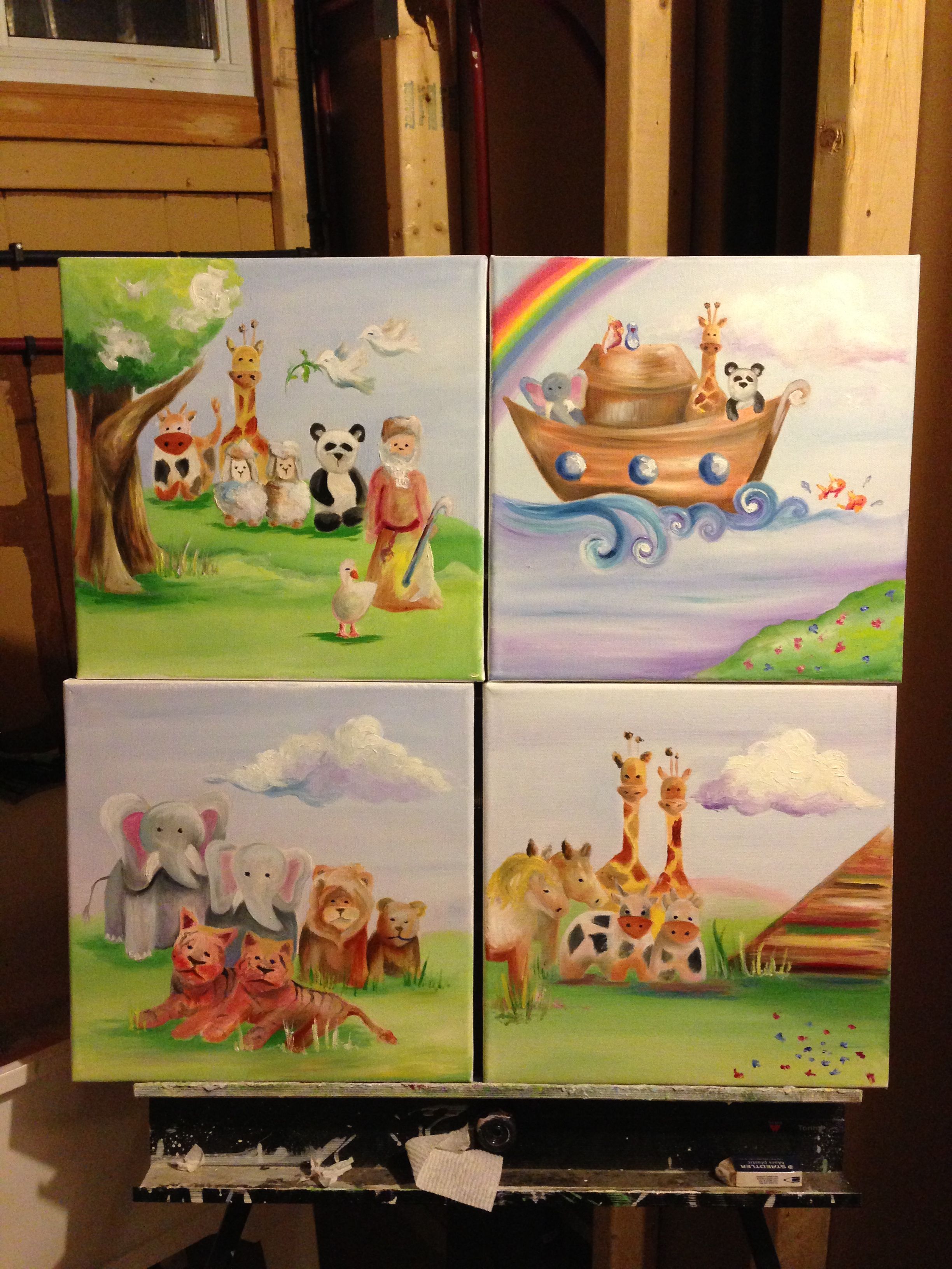 2448x3264 Noah - Painting Animals Ark