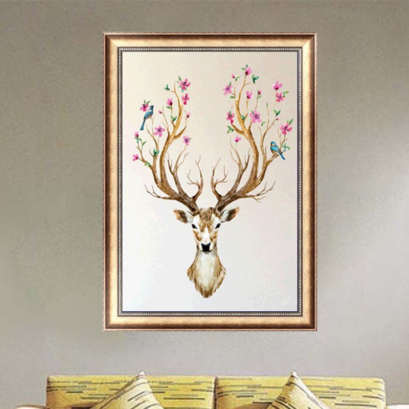 800x800 Diamond Painting Diy 5d Embroidery Painting Needlework Cross - Painting Antlers