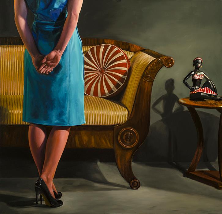 726x700 Artist Brings Back Art Deco With Spectacular Paintings - Painting Art Deco