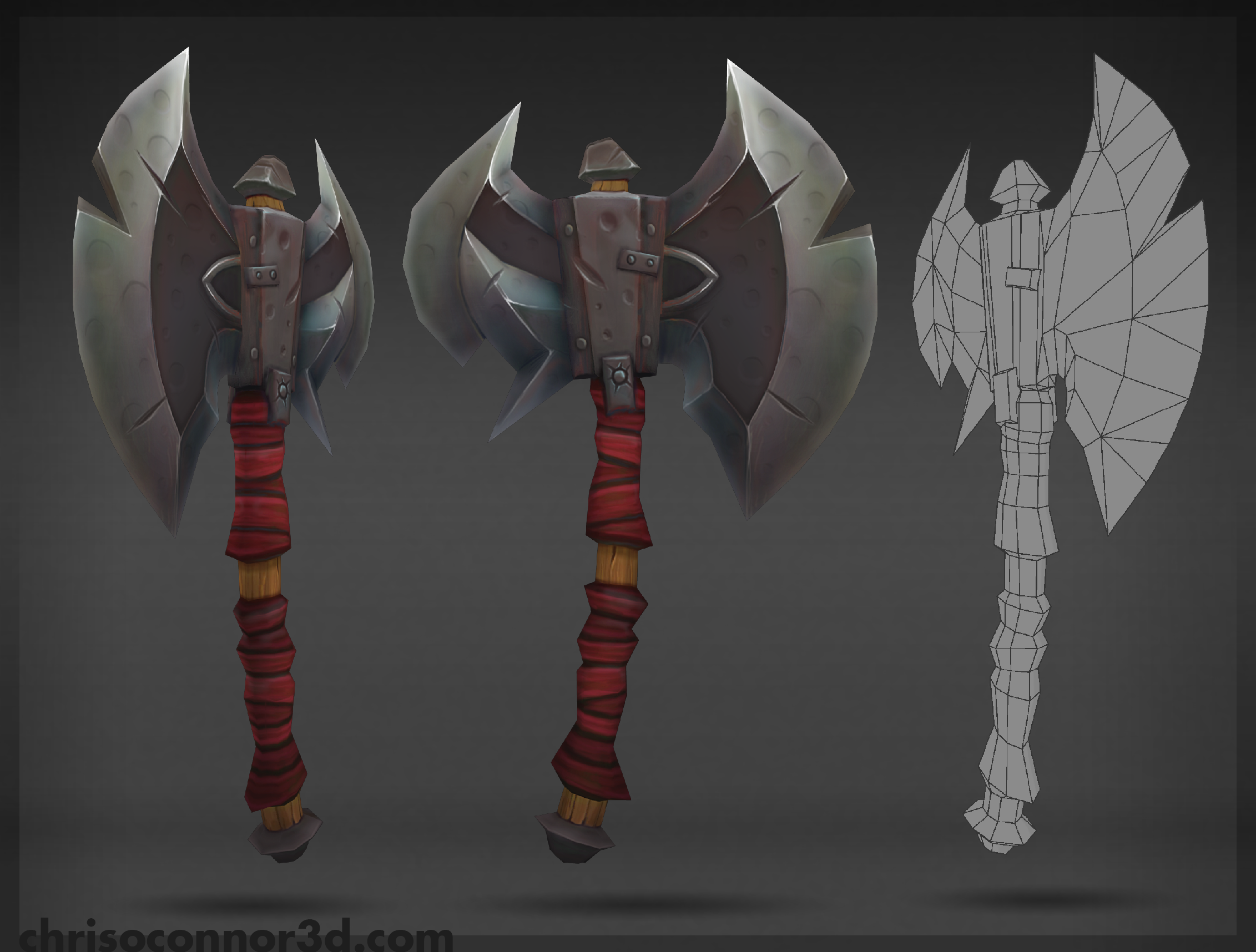 2263x1716 Hand Painted Axe Polycount - Painting Axe