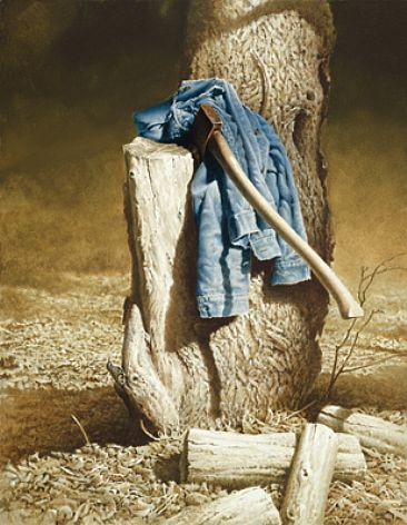 366x472 Jacket, Axe, Amp Brown Creeper - Painting Axe