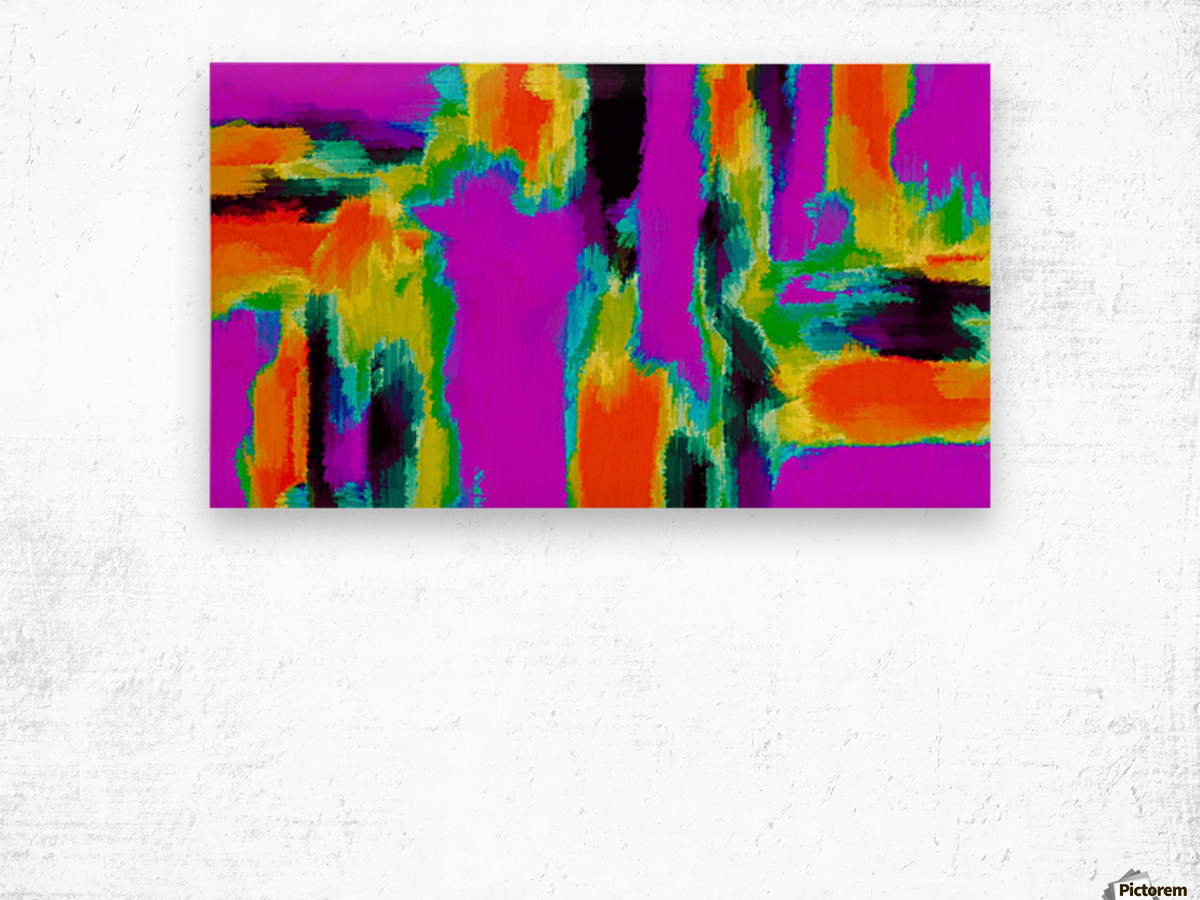 1200x900 Pink Purple Green Orange Black Yellow And Blue Painting Abstract - Painting Background