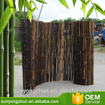 350x350 Garden Painting High Quality Bamboo Poles Holder For Restaurant - Painting Bamboo Fence