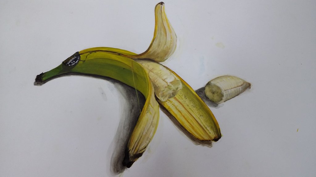 1024x576 Banana Painting By Tkxt - Painting Banana