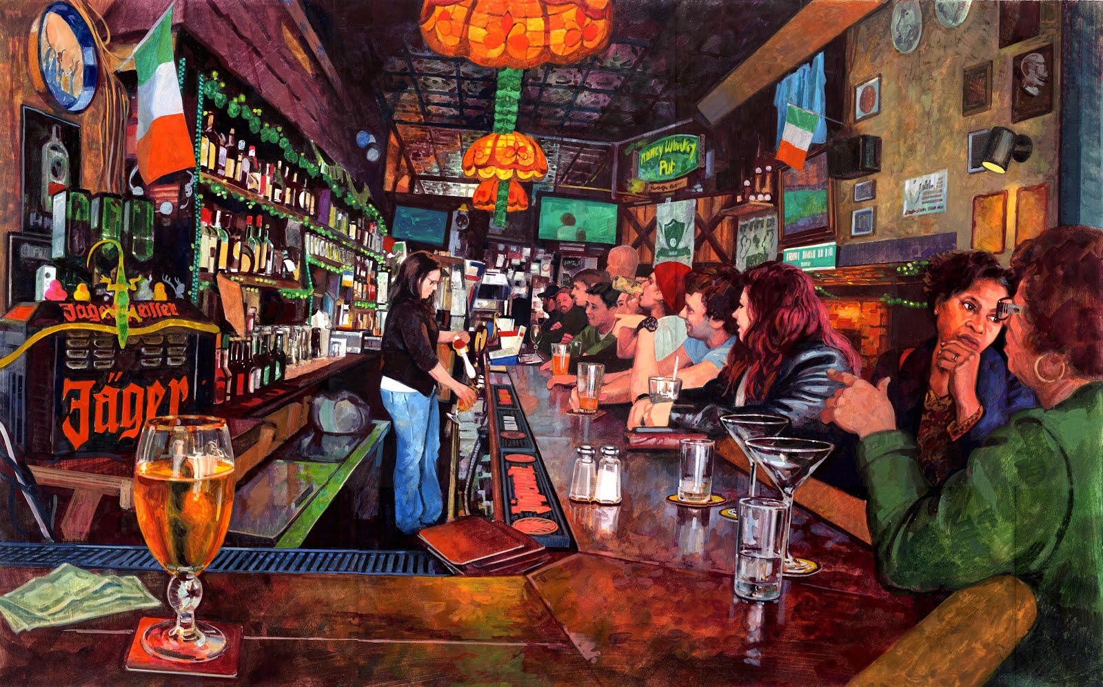 1600x996 Nancy Whiskey Pub Stephen Gardner - Painting Bar