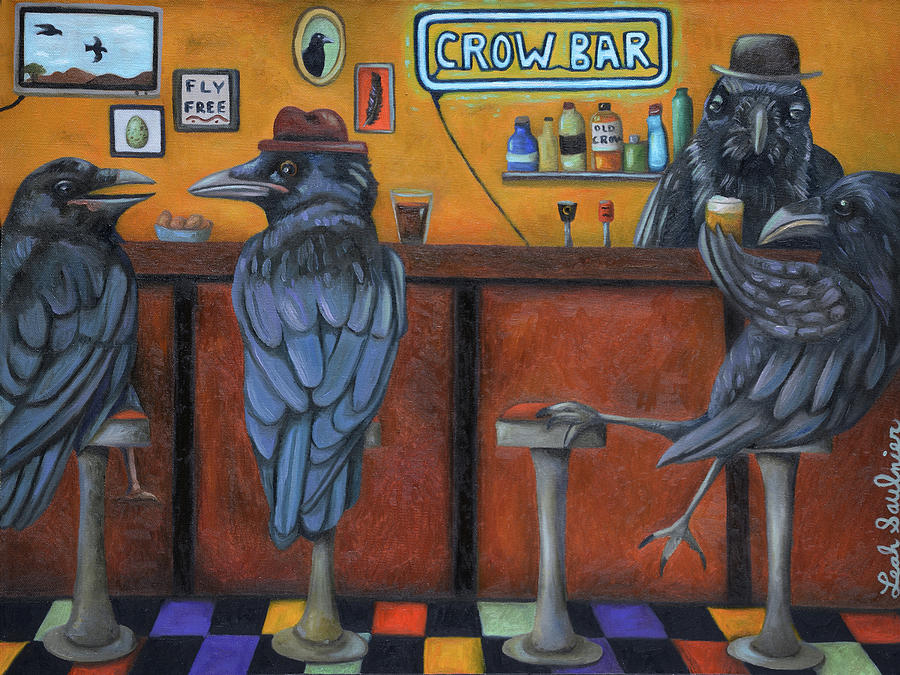 900x675 Crow Bar Painting By Leah Saulnier The Painting Maniac - Painting Bar