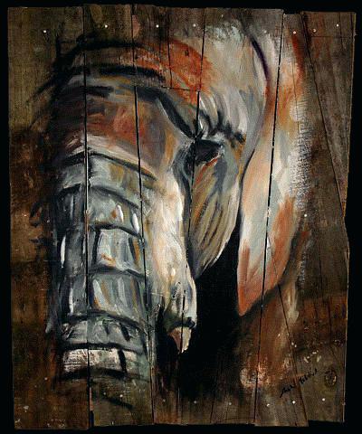 400x480 Painting On Barn Wood Reclaimed Wall Art Hand Painted Wood Sign - Painting Barn Wood