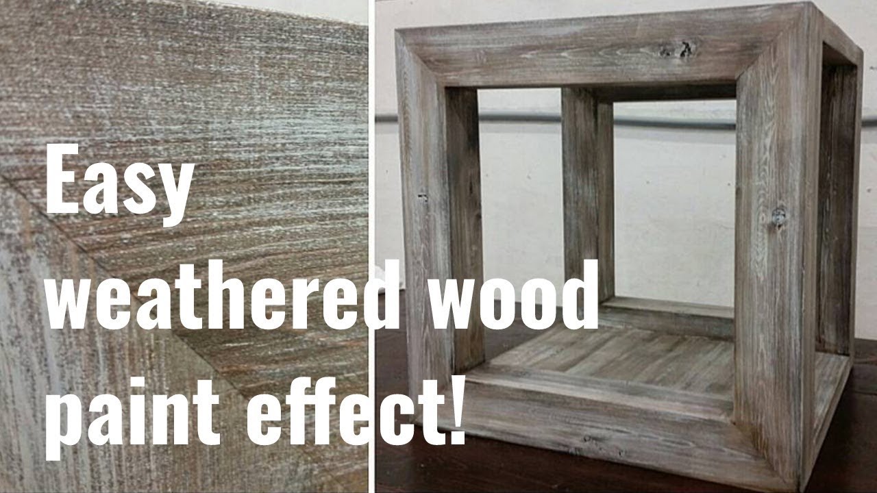 1280x720 Simple To Follow Barnwood Paint Effect Tutorial! - Painting Barn Wood