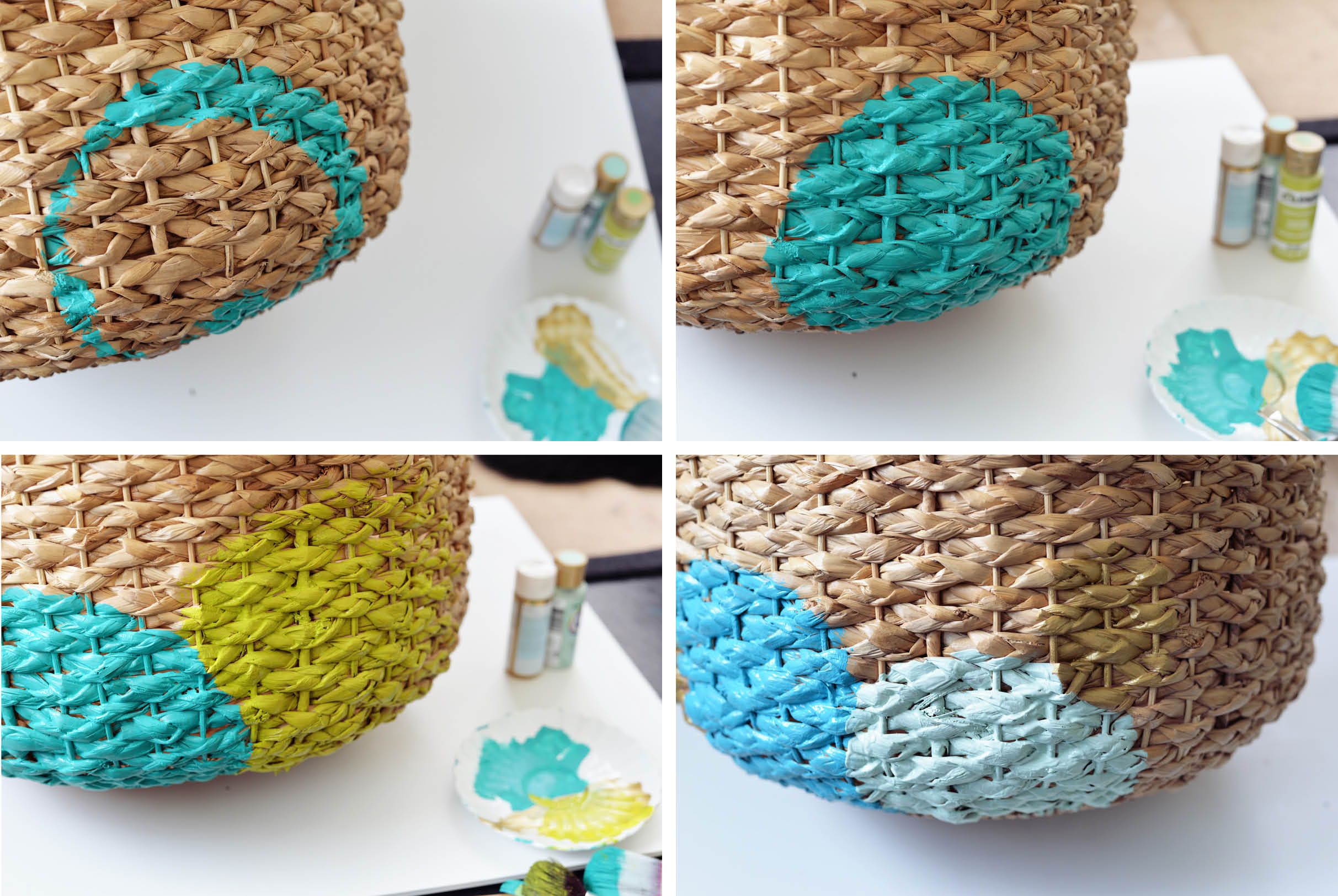2425x1625 Diy Painted Basket - Painting Basket