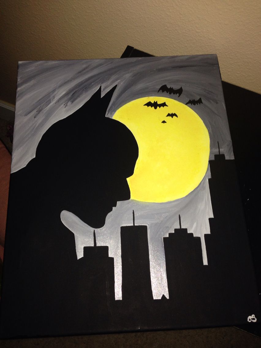 852x1136 Had Fun Painting This!!) - Painting Batman