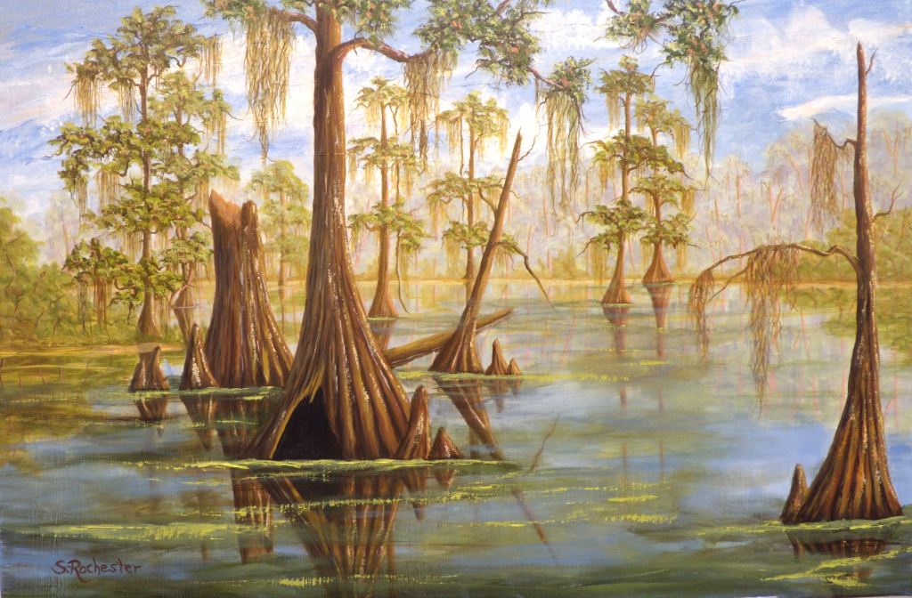 1024x672 Sylvia Rochester - Painting Bayou
