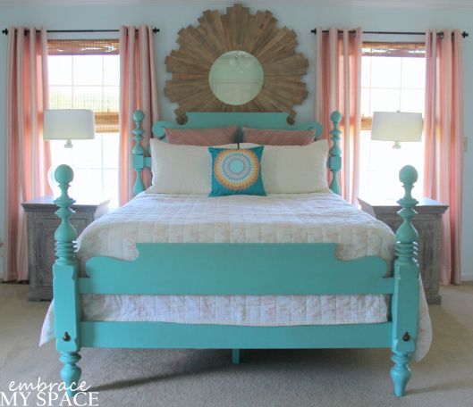529x456 I Like The Painted Wood Bed Save To Remind Myself How Painting - Painting Beds