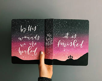 340x270 Painted Bible Cover Etsy - Painting Bibles