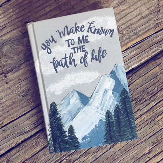 570x570 Custom Pew Bible Hand Painted Bible Esv Pew Bible - Painting Bibles