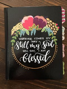236x314 Hand Painted Journal Cover - Painting Bibles