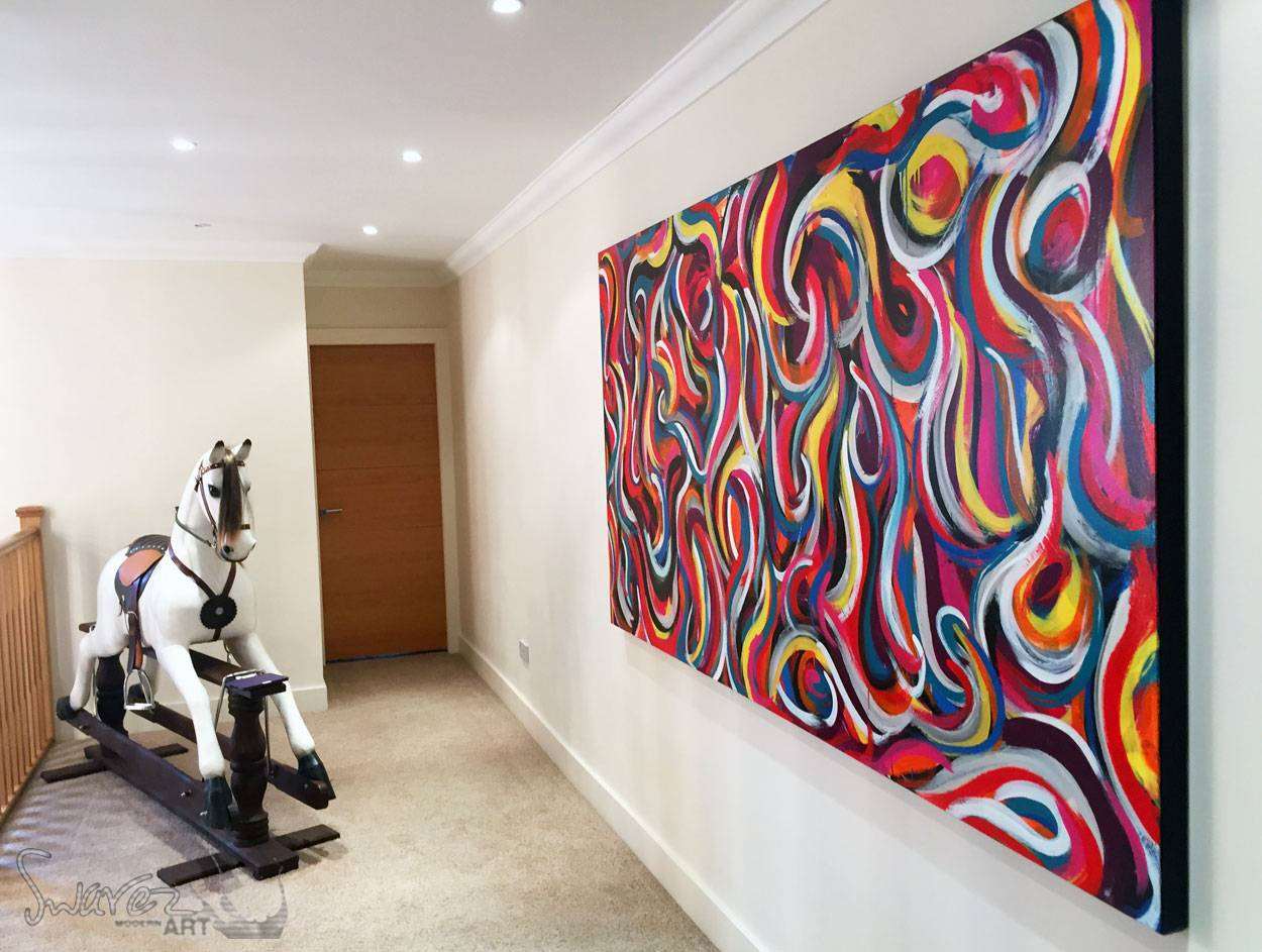 1250x943 Large Abstract Art For Sale And Big Modern Art Paintings By Swarez - Painting Big
