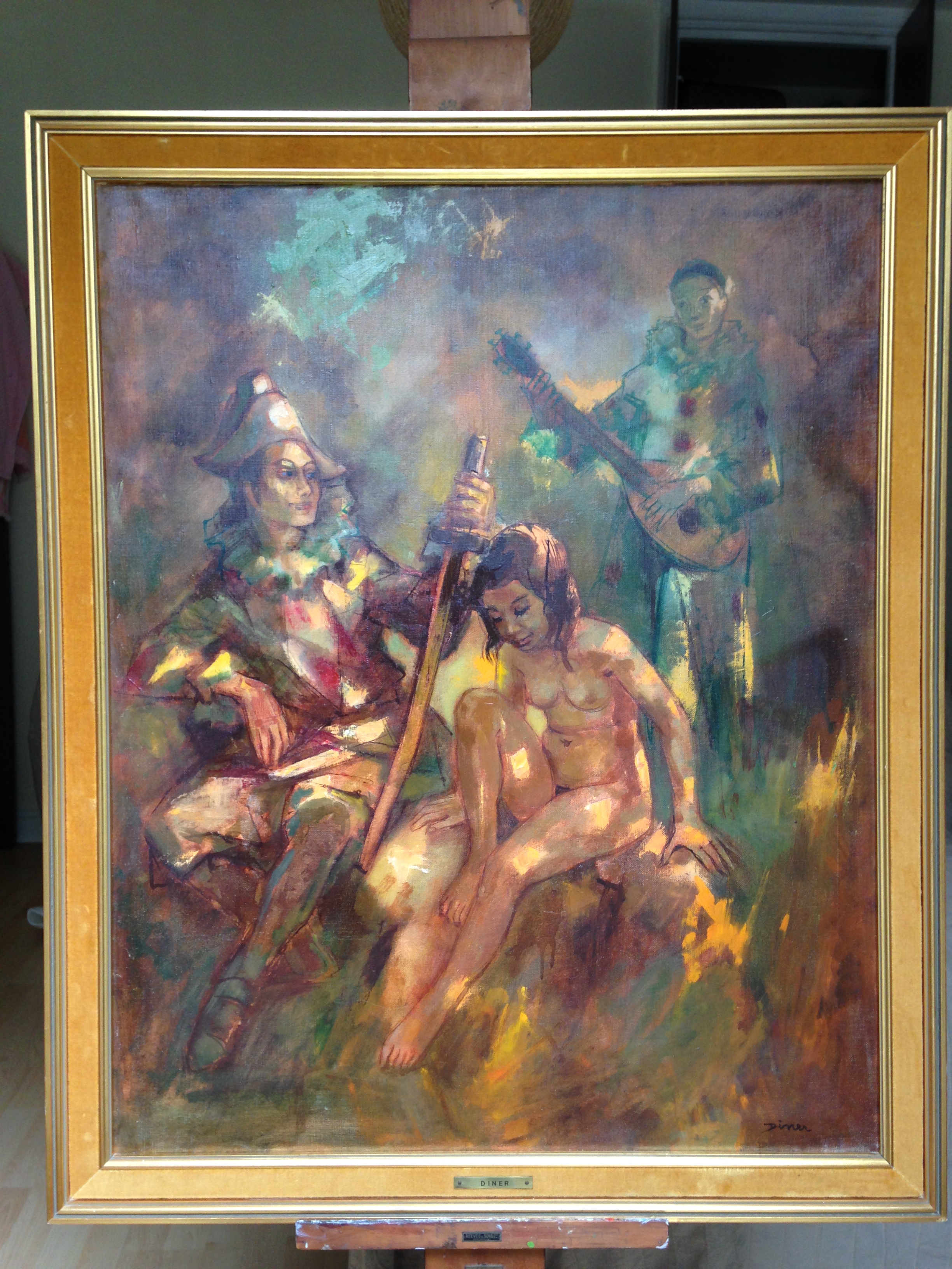 2448x3264 Big Abstract Impressionism Oil Painting On Canvas By French Artist - Painting Big