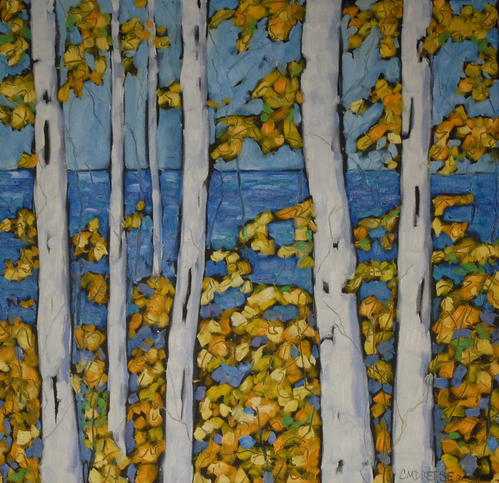 1736x1679 Birch Tree Painting Class This Friday. 6 830 Light Refreshments - Painting Birch