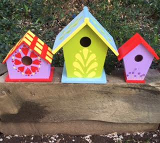 320x286 Senior Craft Activity Painting Birdhouses Seniors Matter - Painting Birdhouses