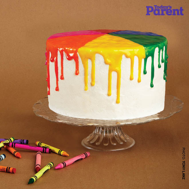 660x660 Kids' Birthday Cake Ideas Paint Drip - Painting Birthday Cake