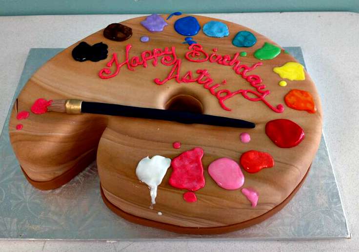 Painting Birthday Cake At Paintingvalley Com Explore Collection