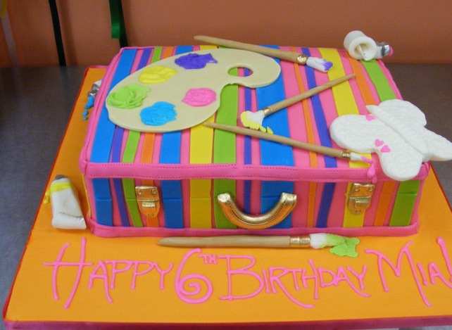 642x469 Children's Birthday Cakes Maryland Md Washington Dc Cakes Virginia - Painting Birthday Cake