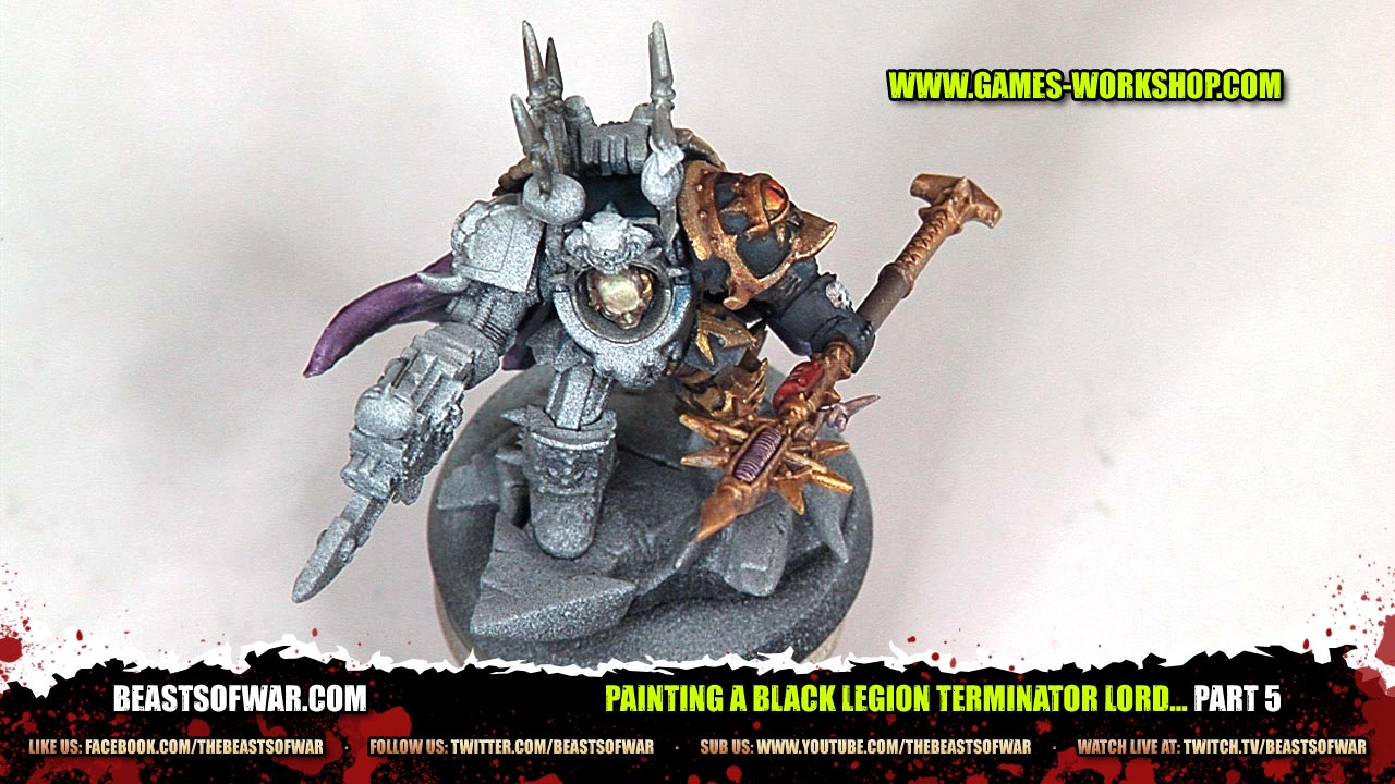 1280x720 Painting A Black Legion Terminator Part 5 Beasts Of War - Painting Black Legion